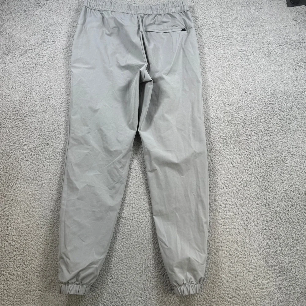 Banana Republic Mens Gray Performance Jogger Pants Size 30 Tapered Elastic Cuff